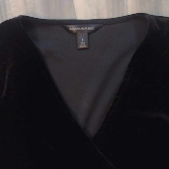 Banana Republic black velvet thong bodysuit size small - Picture 4 of 8